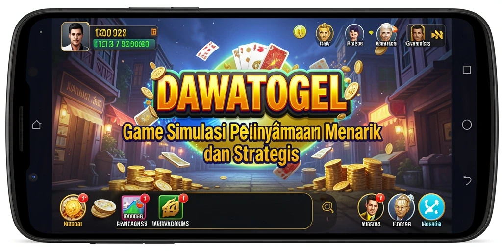 Screenshot DAWATOGEL menunjukkan gameplay SLG yang seru dan interaktif.