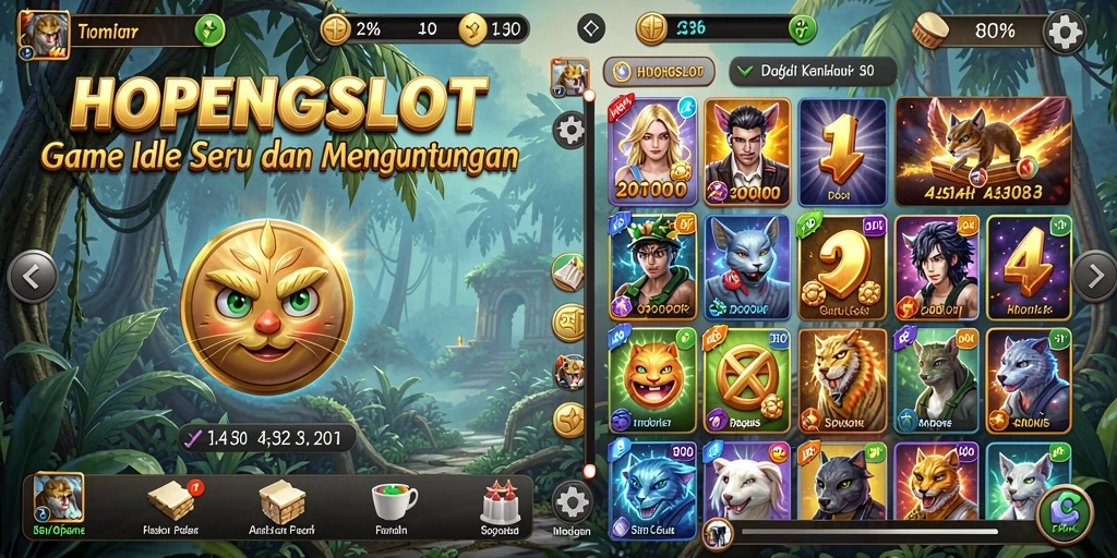 Tampilan menarik dari gameplay HOPENGSLOT yang seru dan mengasyikkan.