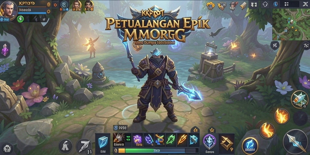 Tampilan gameplay KPKTOTO yang menawan dan mendalam di dunia MMORPG.