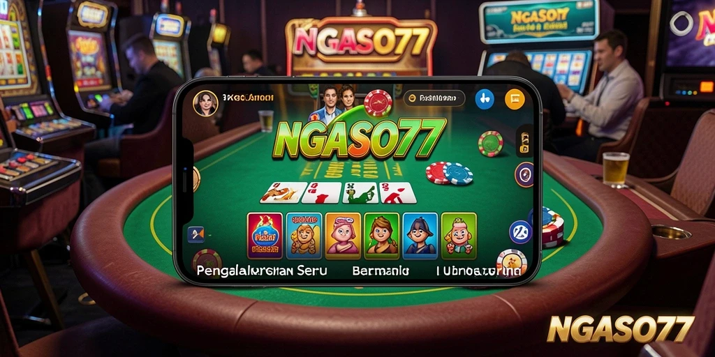 Screenshot gameplay NGASO77 yang menampilkan keseruan permainan Kasino.
