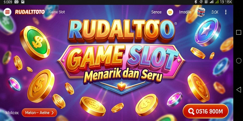 Tampilan menarik dari gameplay RUDALTOTO yang penuh warna.